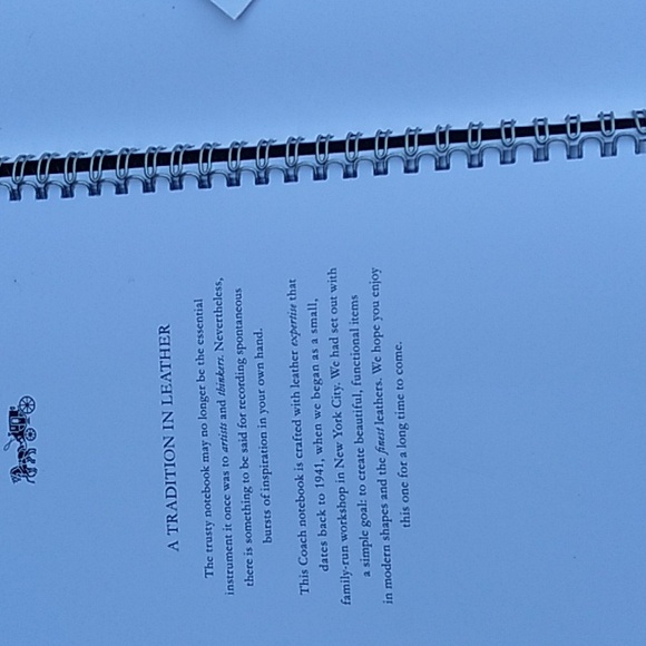 Coach Notebook - Picture 10 of 12